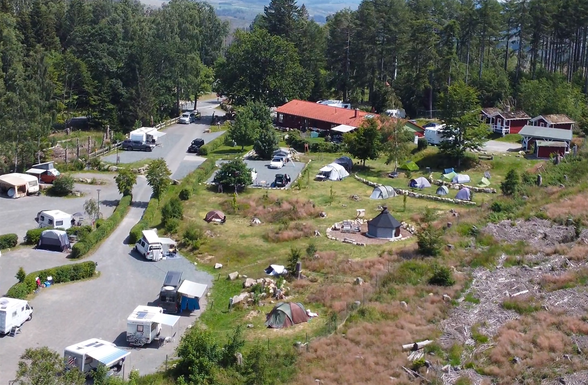 Harz-Camping bei Schierke am Brocken